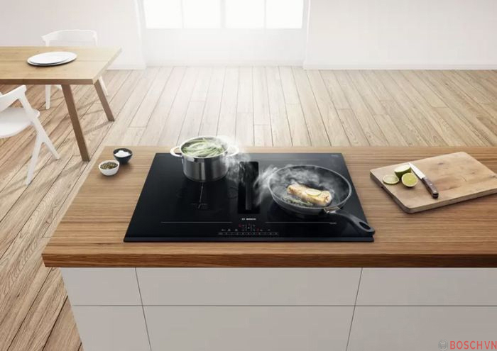 Bếp Từ Bosch PVQ731F15E kết hợp hút mùi độc đáo