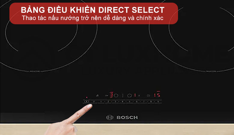 Nấu nướng dễ dàng với điều khiển cảm ứng Direct Select