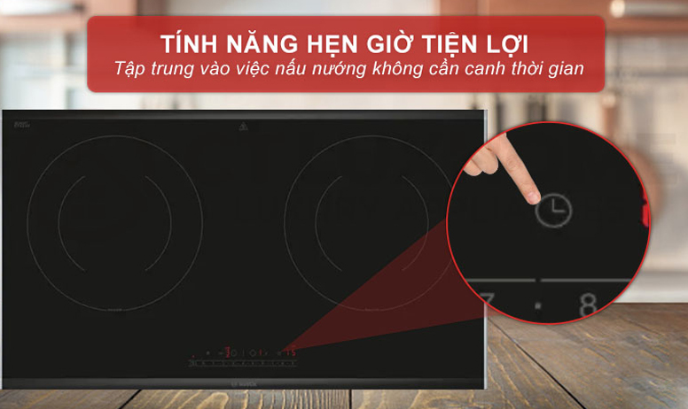 Tích hợp tính năng hẹn giờ tiện lợi