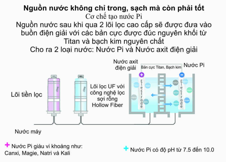 Máy lọc nước Pi-Biontech BTM-100N