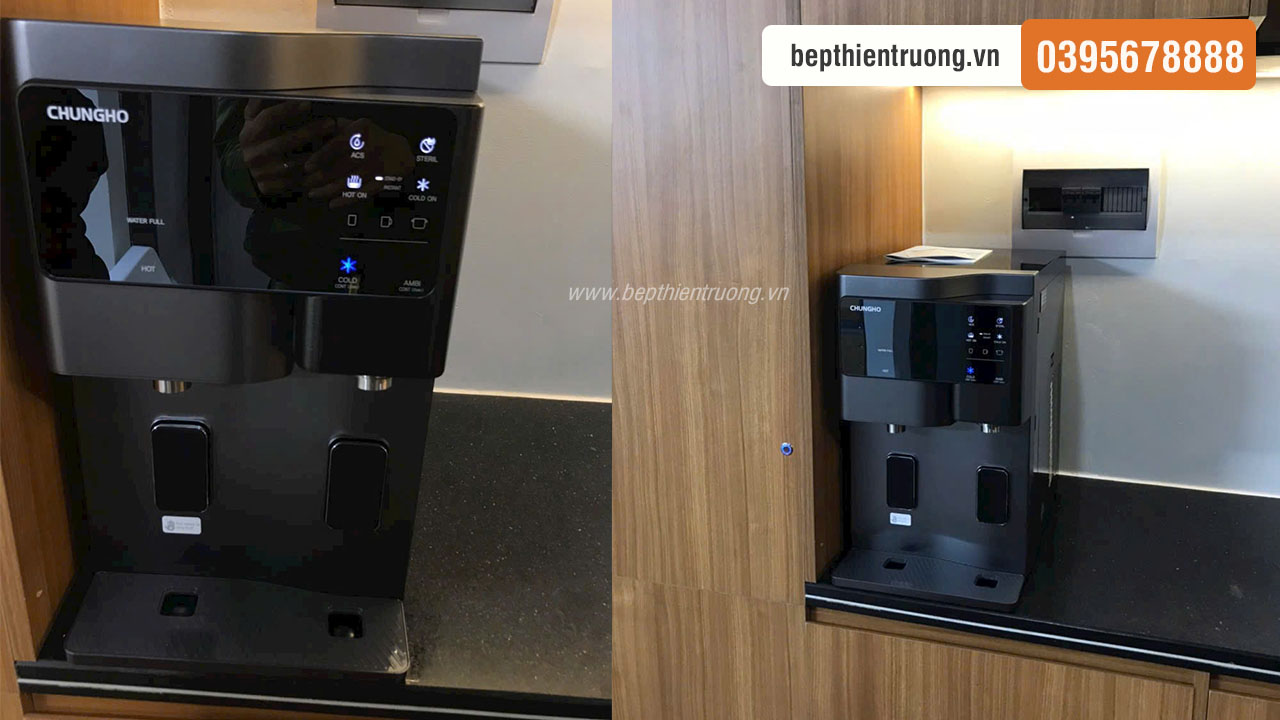Thiết kế hiện đại của máy lọc nước Hydrogen CHUNGHO – phù hợp với mọi không gian bếp