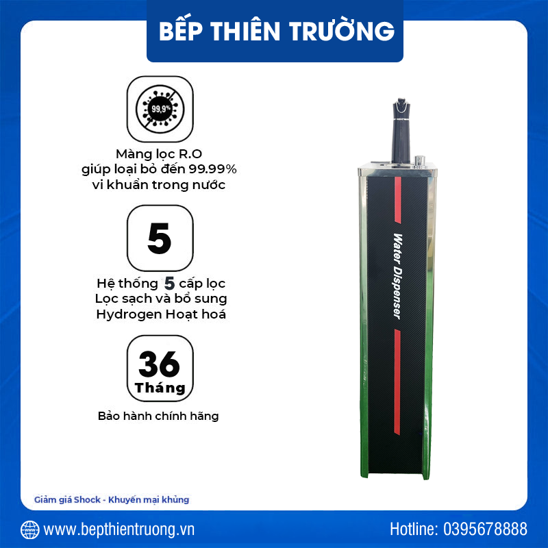 Máy lọc nước Hydrogen UF( Ultra Filter) là dòng máy tạo ra nước sạch với hàm lượng Hydrogen cao