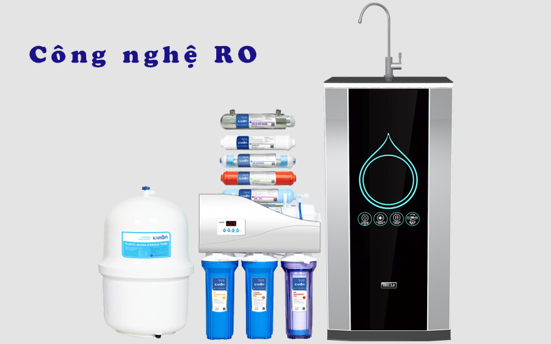 Hệ thống lõi lọc thông minh với khả năng loại bỏ vi khuẩn và tạp chất vượt trội