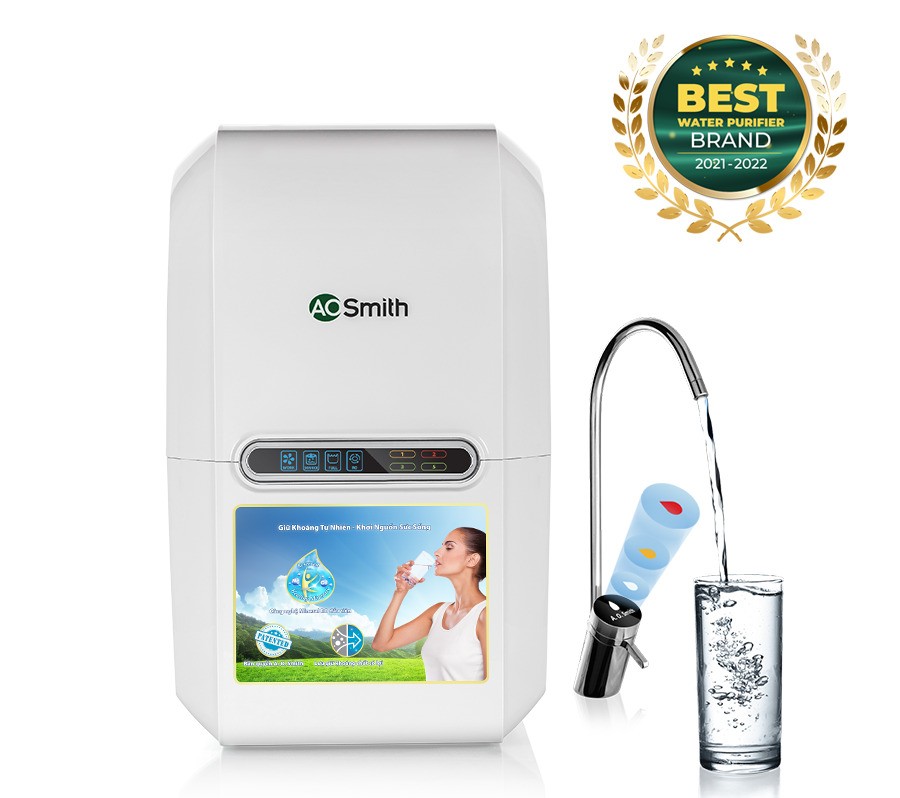 A. O. Smith – nổi bật với hiệu suất lọc vượt trội và tính năng tự sục rửa màng lọc