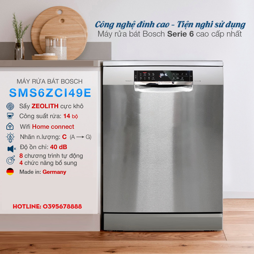 máy rửa bát Bosch SMS6ZCI49E 