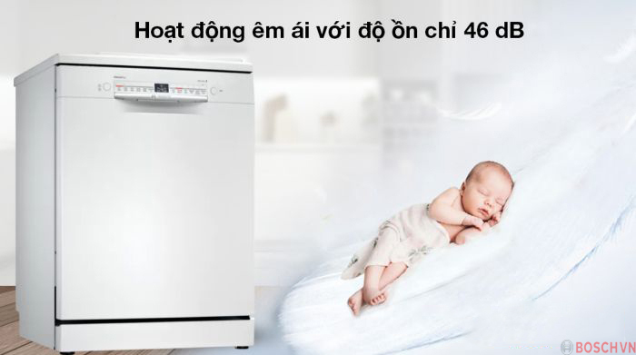 Động cơ êm ái giúp không gian luôn được yên tĩnh