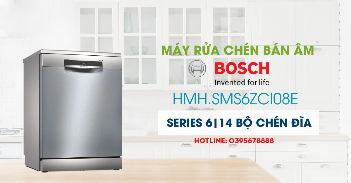 Máy rửa bát Bosch SMS6ZCI08E