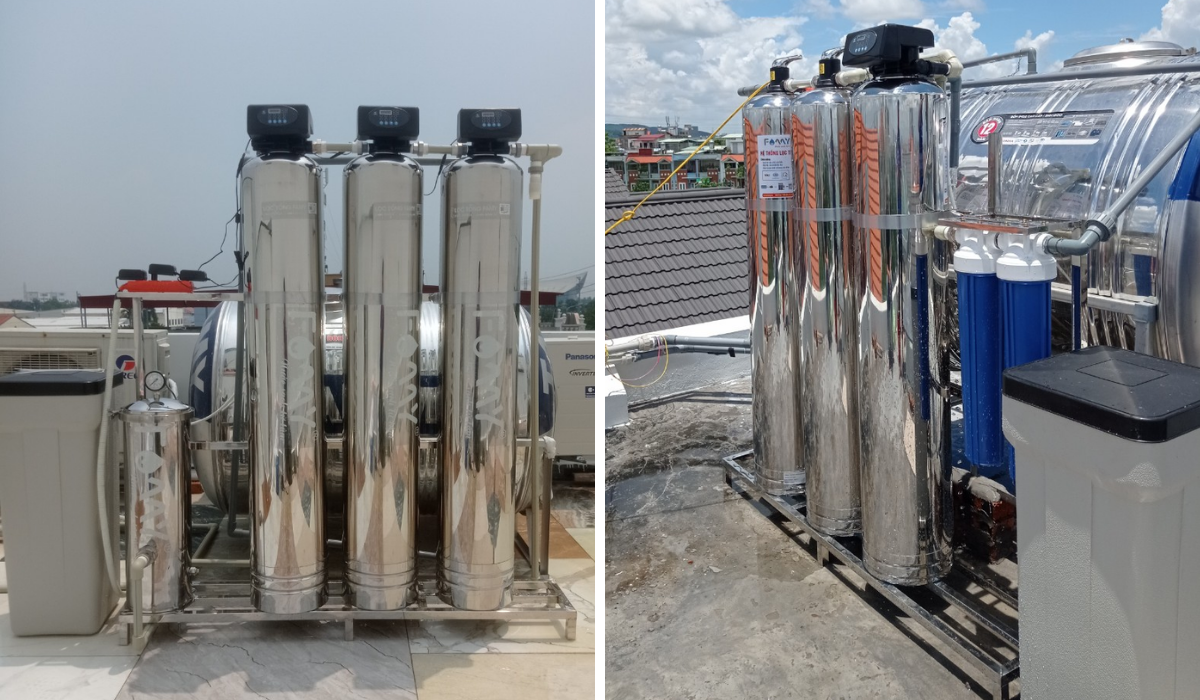 Hệ thống lọc tổng gia đình giúp loại bỏ cặn bẩn, bảo vệ sức khỏe