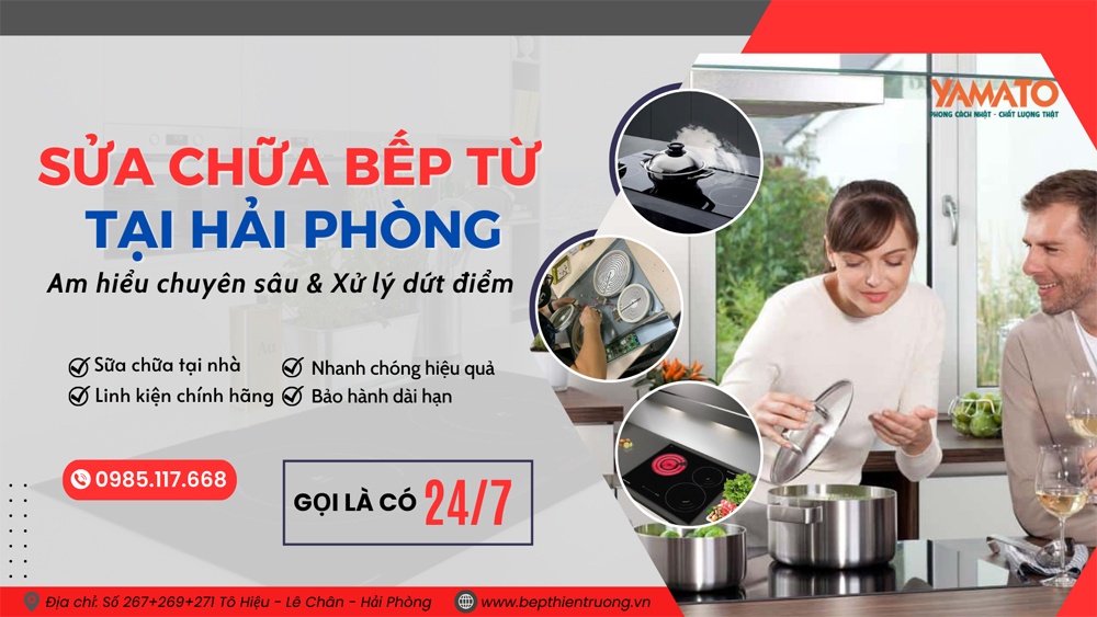 sửa chữa bếp từ tại Hải Phòng