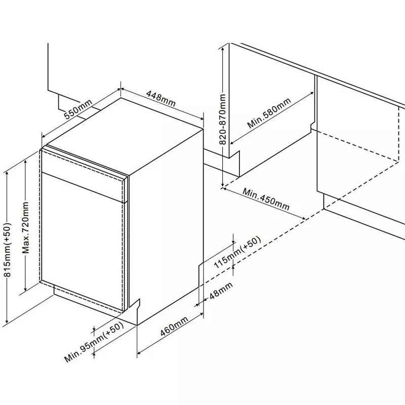 Máy rửa bát Fagor 3LVF-42IT