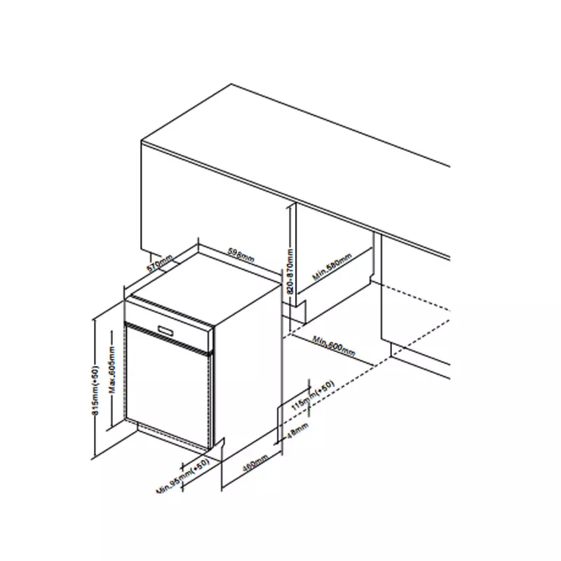 Máy rửa bát Fagor 3LVF-62SSSI