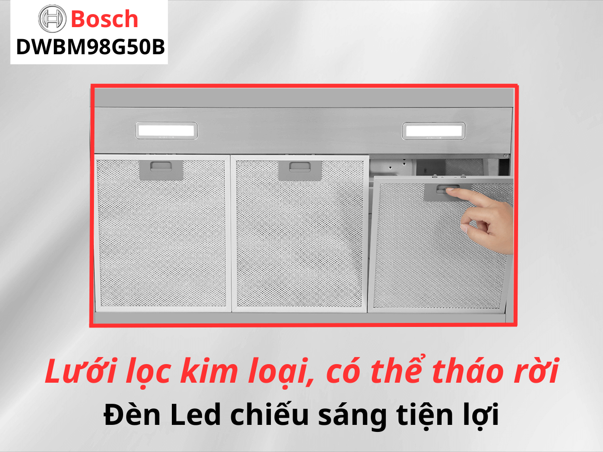 Máy Hút Mùi BOSCH TGB.DWBM98G50B|Serie 4