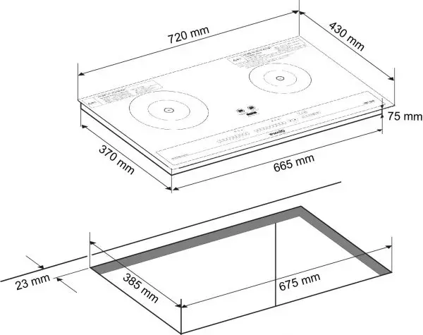 BẾP TỪ ĐÔI YMT-368S