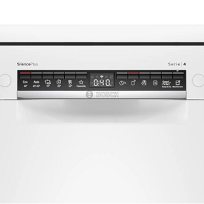 MÁY RỬA BÁT BOSCH ĐỘC LẬP SMS4ECW14E SERIE 4 SẤY HÉ CỬA