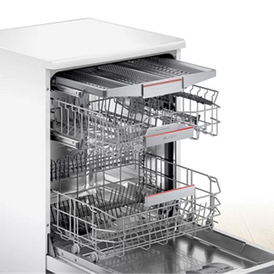 MÁY RỬA BÁT BOSCH ĐỘC LẬP SMS4ECW14E SERIE 4 SẤY HÉ CỬA