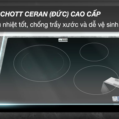 BẾP TỪ BOSCH ÂM TỦ 3 VÙNG NẤU PIJ61RHB1E 7400W SERIES 6