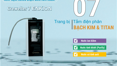 Review Máy Lọc Nước Điện Giải Ion Kiềm Crewelter Enkion 7 Hàn Quốc – Công Nghệ Lọc Nước Sức Khỏe Cao Cấp