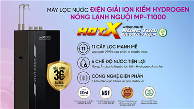Review Máy Lọc Nước Mutosi MP-T1000 – Giải Pháp Nước Sạch Cao Cấp Cho Gia Đình Hiện Đại