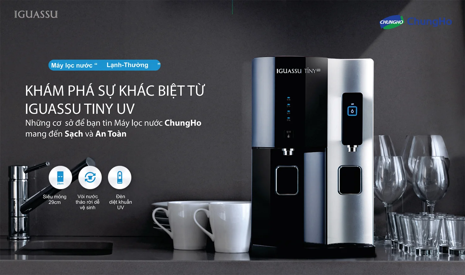 Top 3 Máy Lọc Nước ChungHo Mini Gia Đình Bán Chạy Nhất