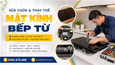 Sửa Chữa & Thay Thế Mặt Kính Bếp Từ Bếp Thiên Trường – Giải Pháp An Toàn, Tiết Kiệm Và Chuyên Nghiệp